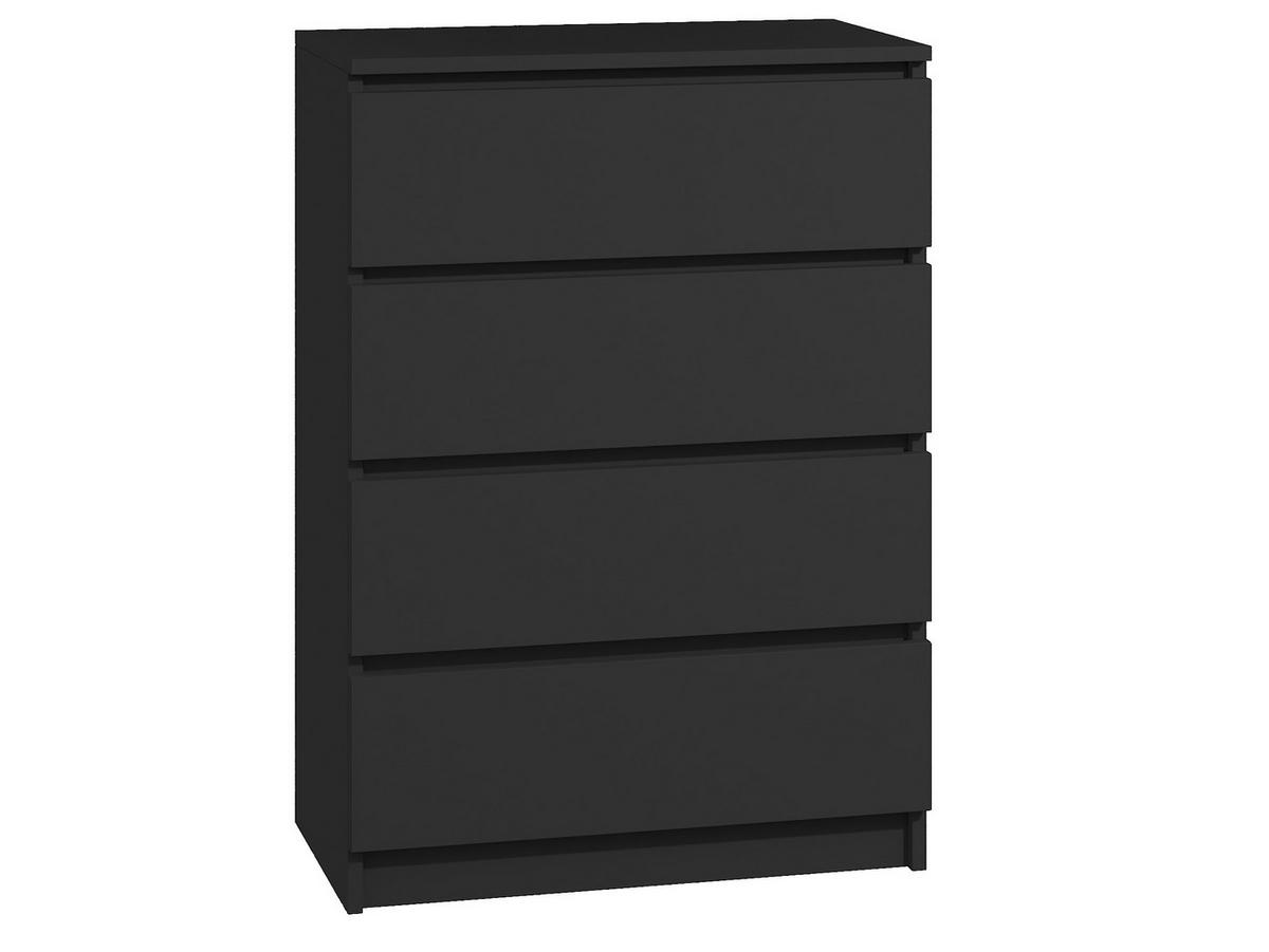 KOMMODE bella4 schwarz - Schwarz, Holzwerkstoff (60/98/35cm) - roe furniture