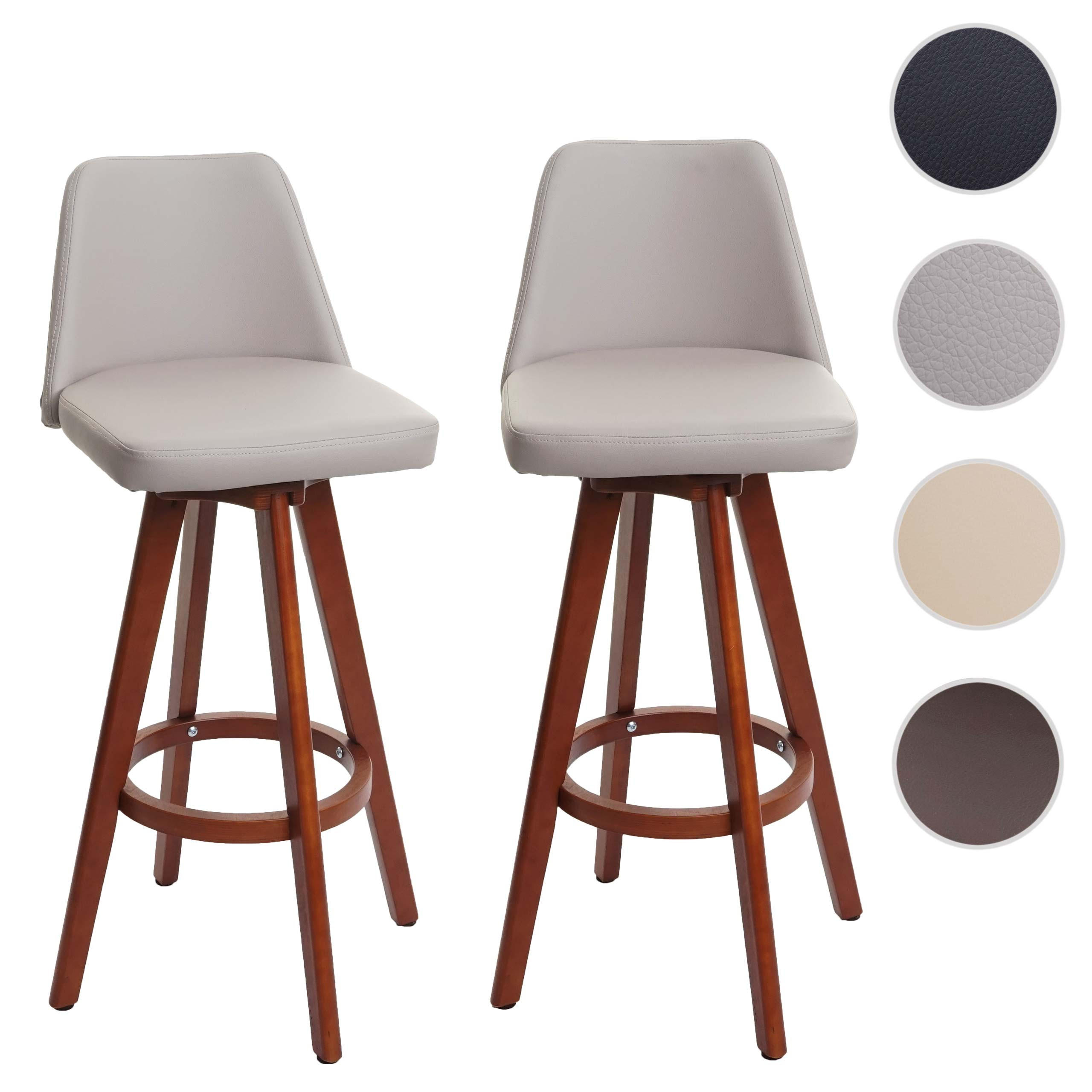 Thumbnail - MCW Barhocker, Taupe, Textil, 39x105x45 cm, Esszimmer, Barmöbel, Barhocker