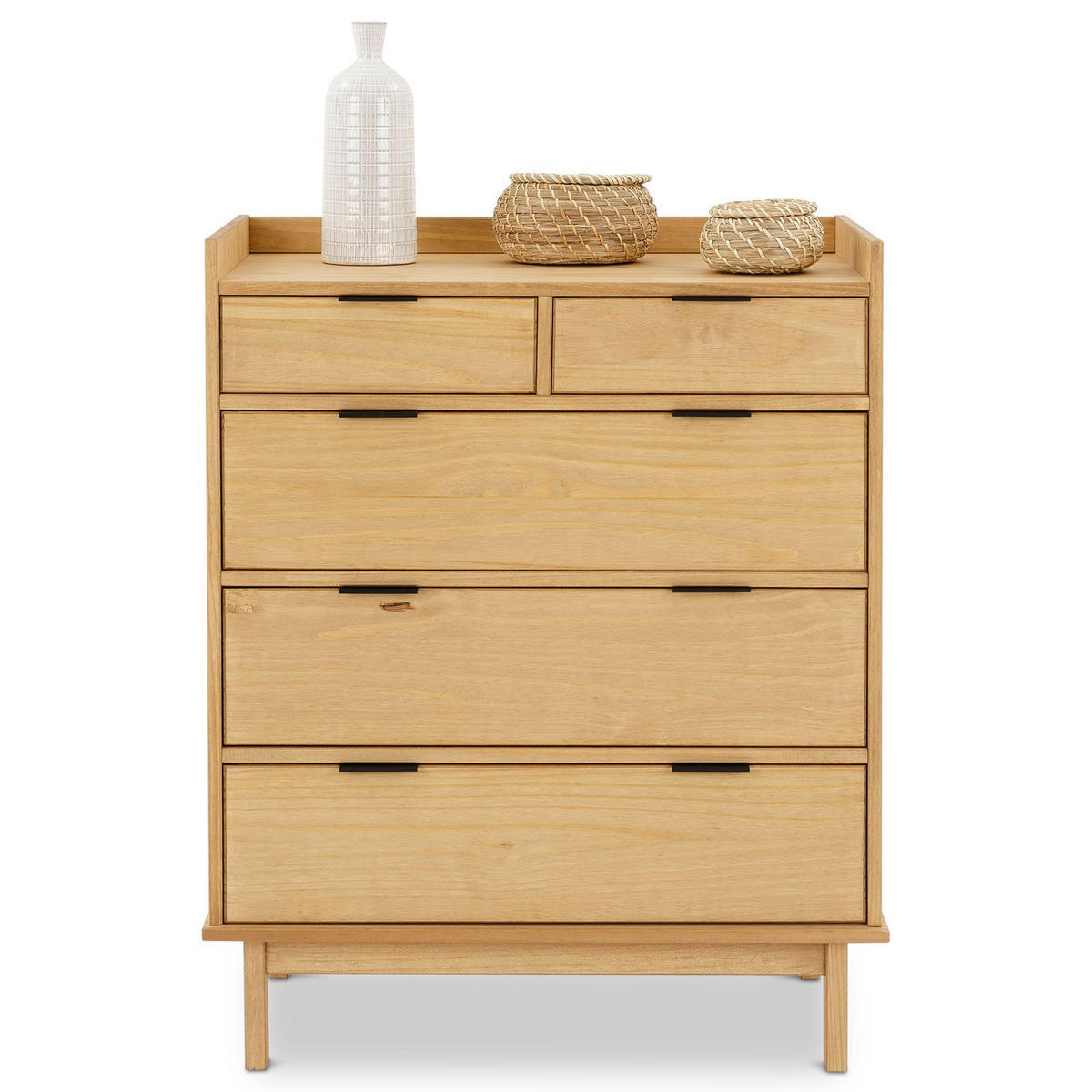 KOMMODE TEPERA - Braun, Holz (75/92/46cm) - IDIMEX