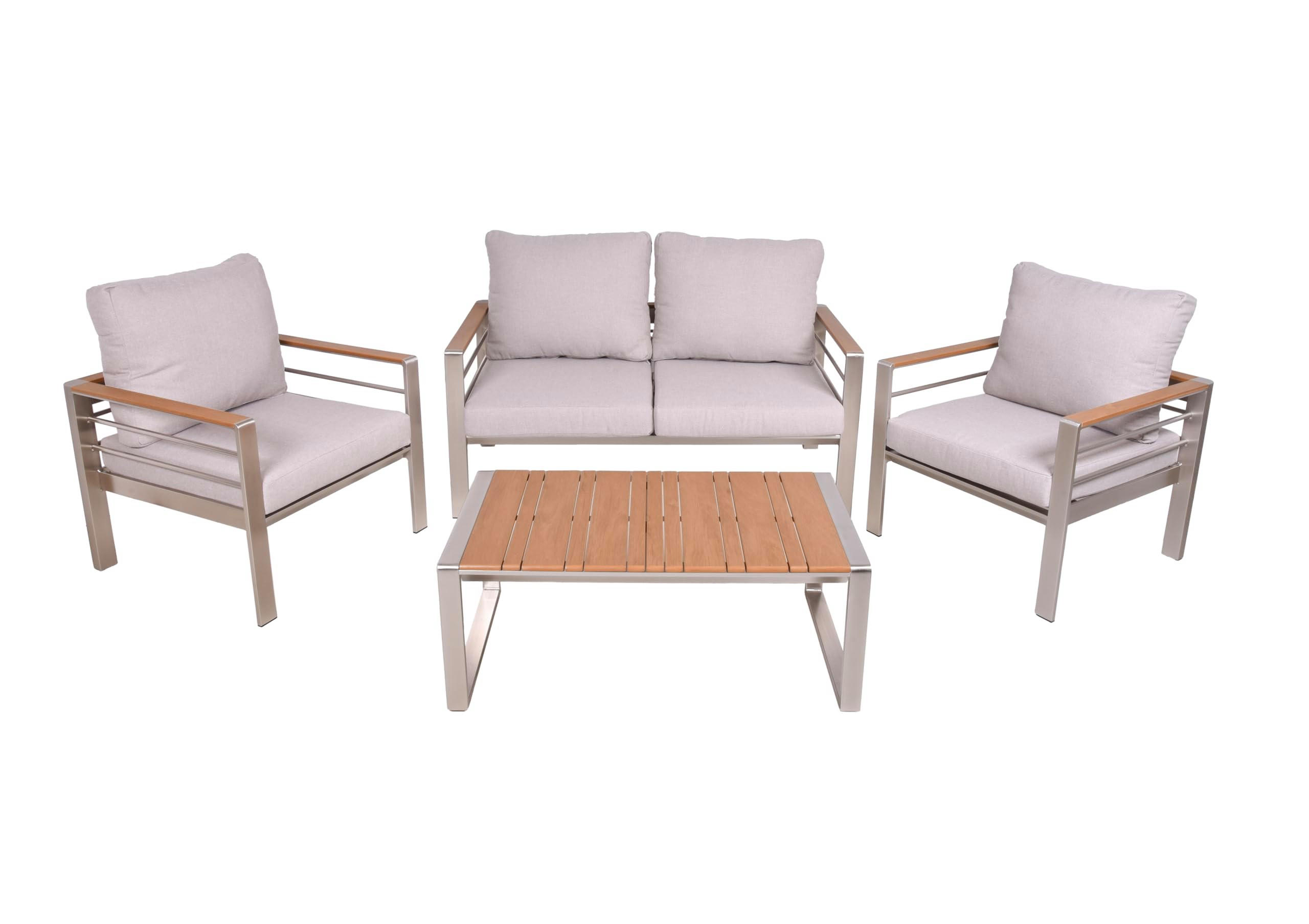 Deluke Gartenloungeset Braun