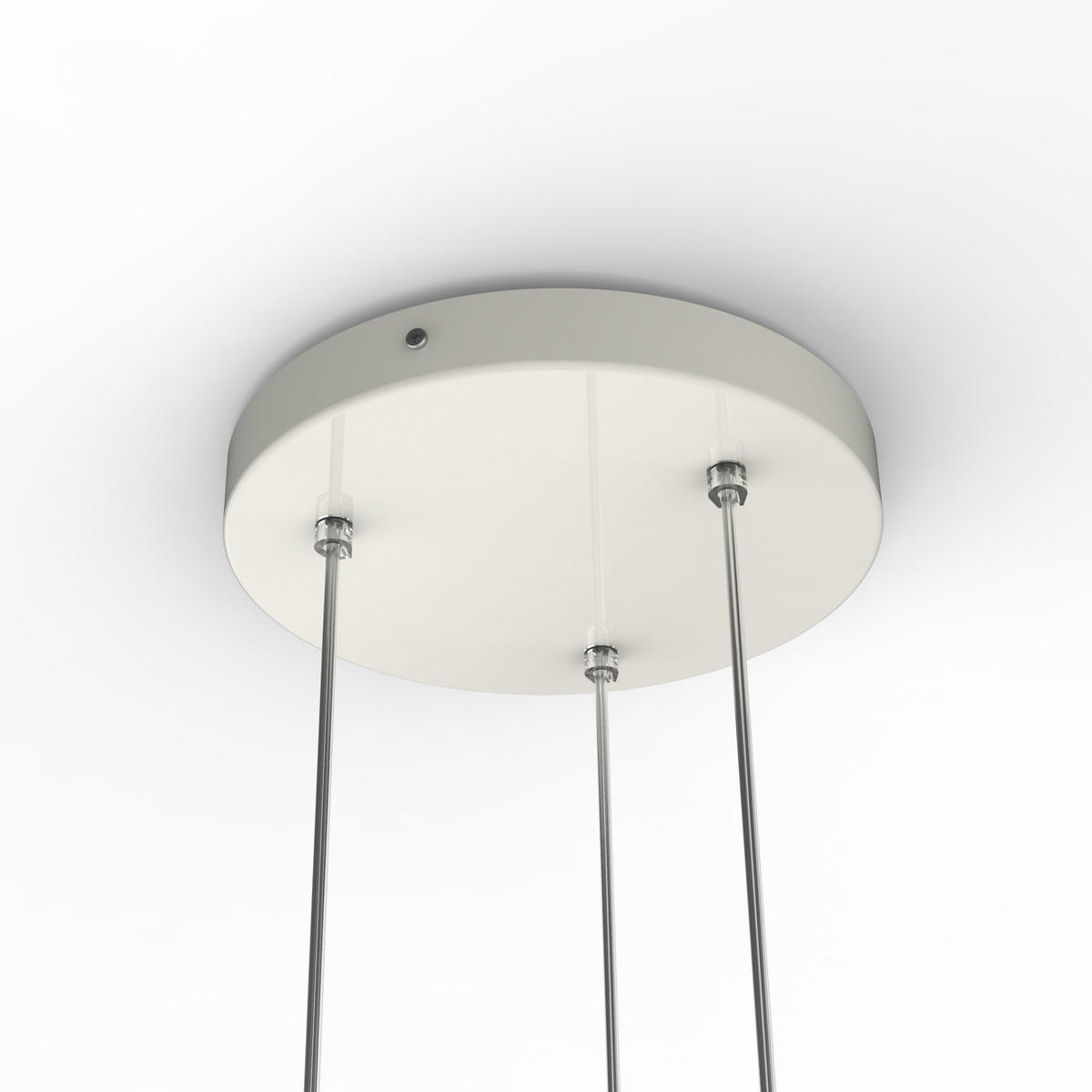 HÄNGELEUCHTE - Weiß Hochglanz, Metall (35/35/22cm) - Lumicom