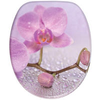 WC-SITZ Blooming - Hellrosa, Holzwerkstoff (38/6/47cm) - Sanilo