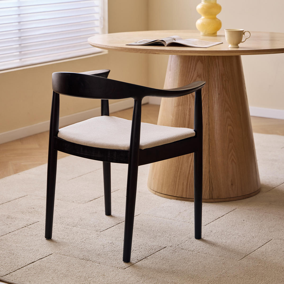 STUHL 2er-Set Holz Beige - Beige, Holz (64/72/53cm) - Nordlys