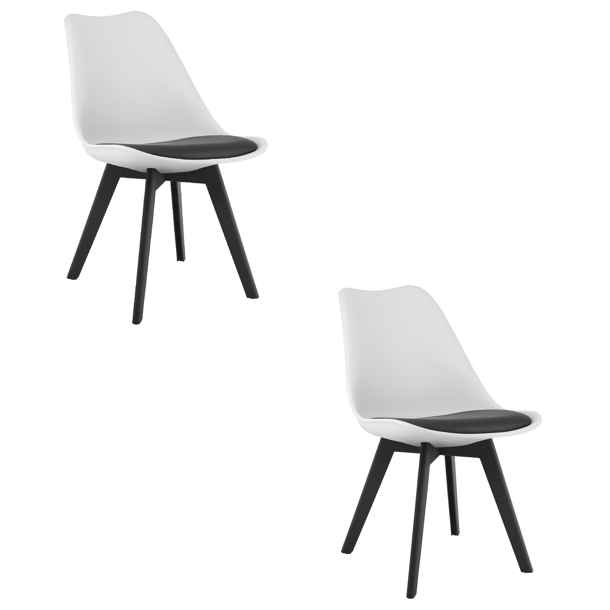 Valora Esszimmerstuhl Schwarz 49x82x43 cm
