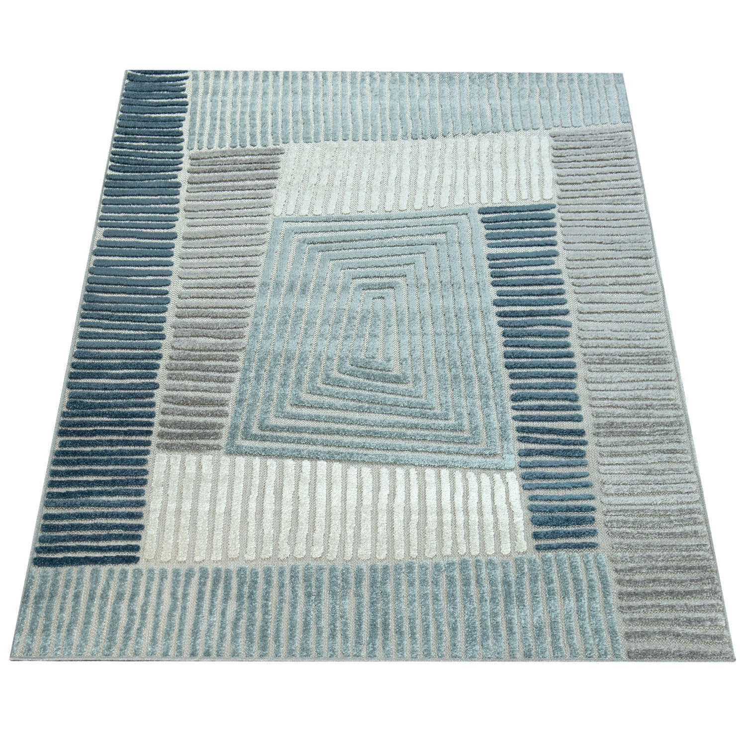 OUTDOORTEPPICH 120/170 cm Stilo 850 - Blau, Textil (120/170cm) - Paco Home