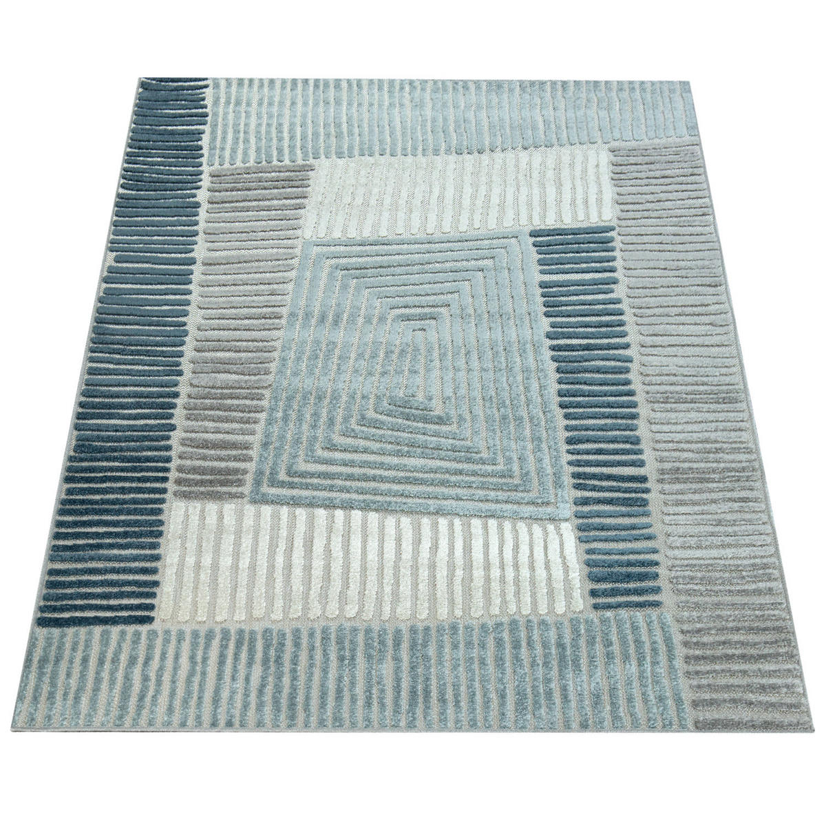 OUTDOORTEPPICH 120/170 cm Stilo 850 - Blau, Textil (120/170cm) - Paco Home