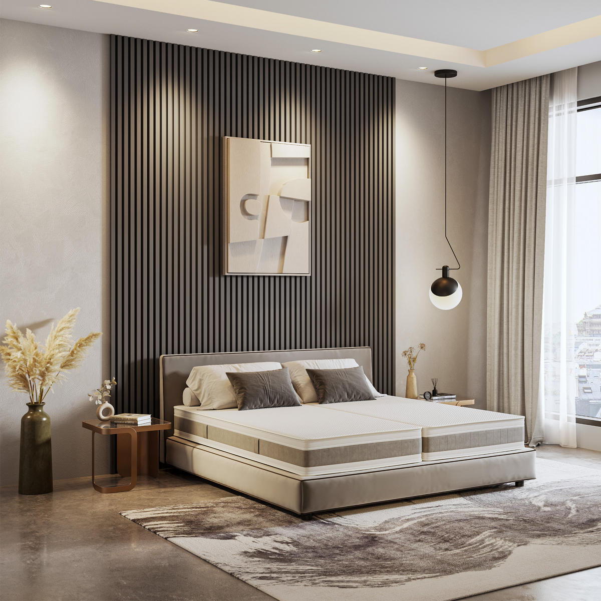 TASCHENFEDERKERN-MATRATZE "Eco Spring Basic", H2, 160 x 200 cm, Höhe: ca. 18 cm - Weiß, Textil (160/200cm) - Hn8 Schlafsysteme