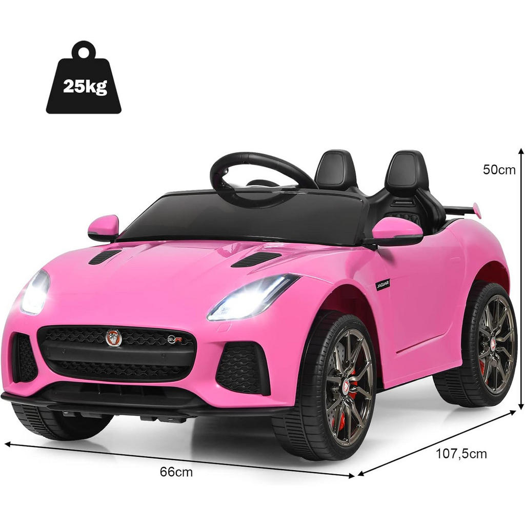 Thumbnail - Costway Kinderauto, Pink, Kunststoff, 66x50x107.5 cm, Spielzeug, Kinderspielzeug, Kinderautos & Elektro-Kinderautos