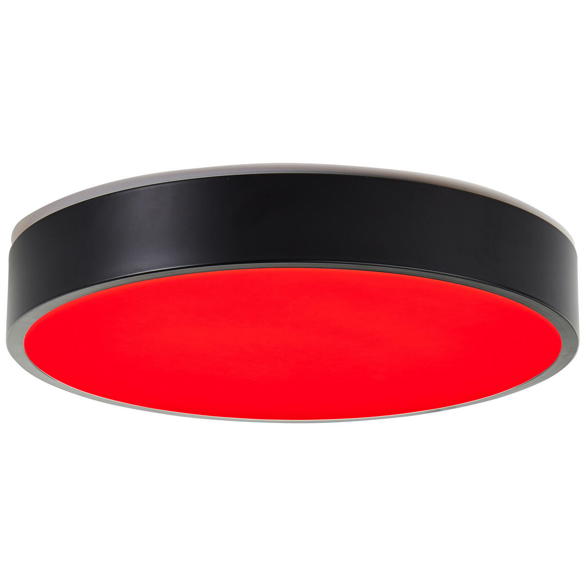 DECKENLEUCHTE Vadin G94880/76 - Schwarz, Metall (33/33/6.5cm) - Brilliant