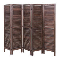 PARAVENT Dunkelbraun - Dunkelbraun, Holz (200/170/2cm) - MCW