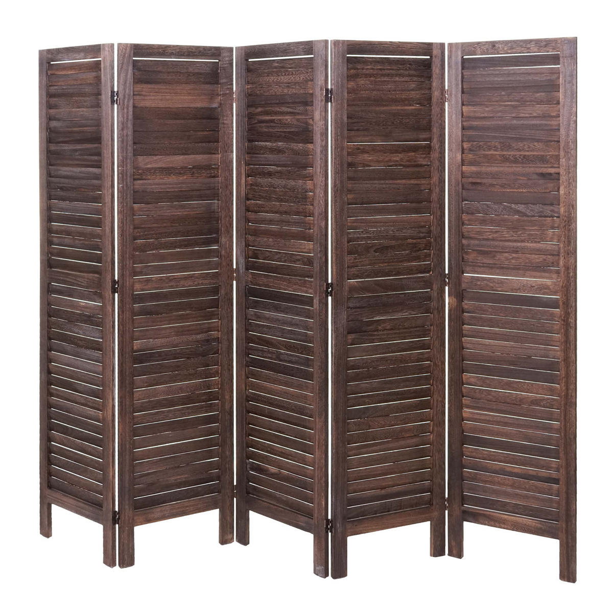 PARAVENT Dunkelbraun - Dunkelbraun, Holz (200/170/2cm) - MCW