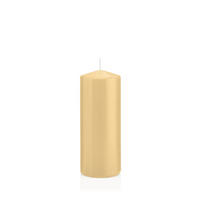 STUMPENKERZEN Champagner Ø 58 x 120 mm, 16 Stück - Champagner, Paraffin (6/12cm) - Wiedemann Kerzen