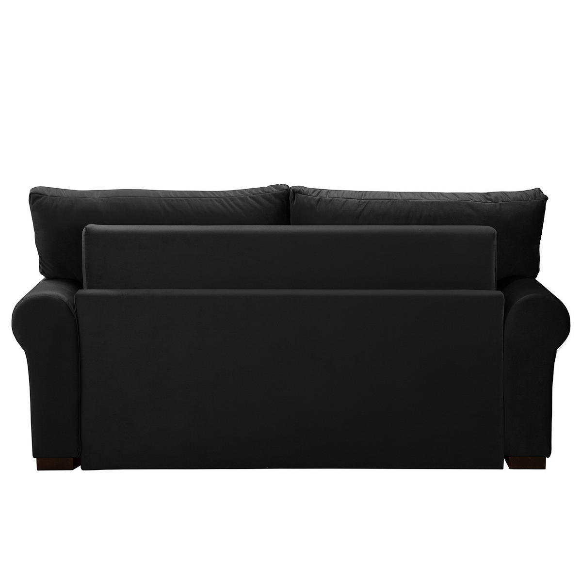 SCHLAFSOFA - Transparent/Anthrazit, Birkenholz/Textil (165/95/90cm) - home24
