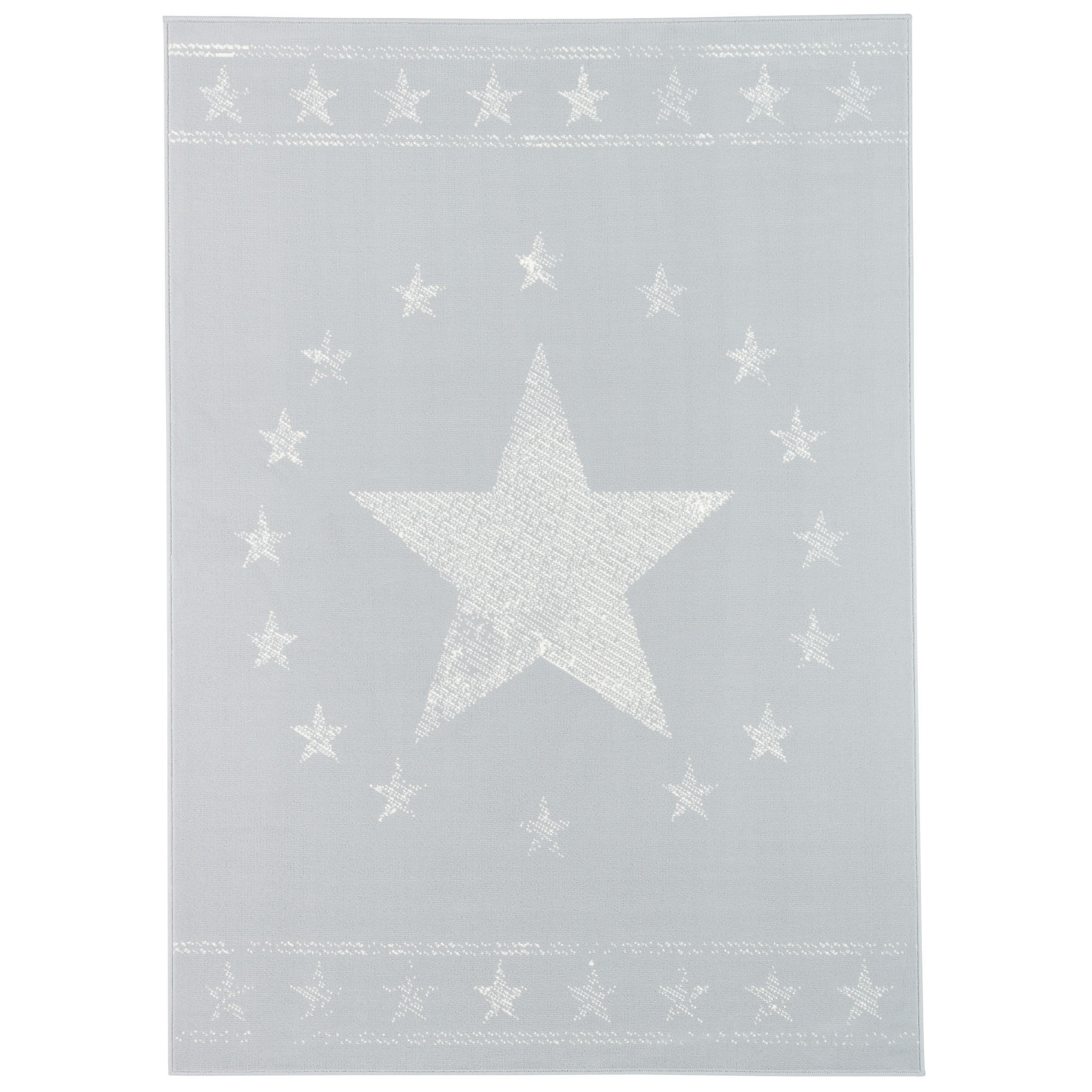 KINDER UND JUGEND TEPPICH TRENDLINE MODERN STARS - Grau, Textil (120/170cm) - Pergamon
