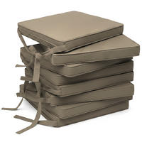 STUHLKISSEN Loft SK 45x40x5cm Taupe (8tlg) - Taupe, Textil (40/45cm) - Beautissu 