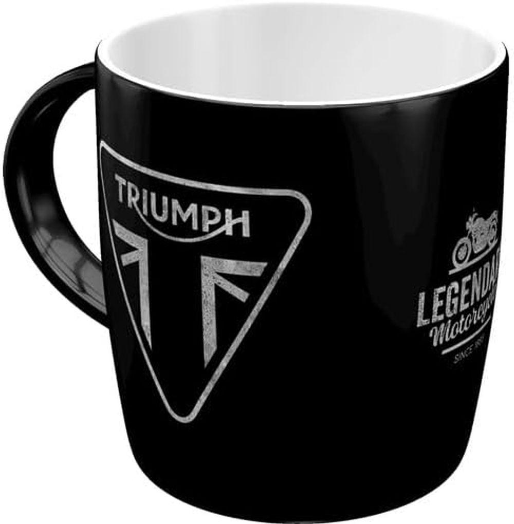 KAFFEETASSE 330 ml Triumph Legendary Motorcycles - Multicolor, Keramik (0.33L) - Nostalgic-Art