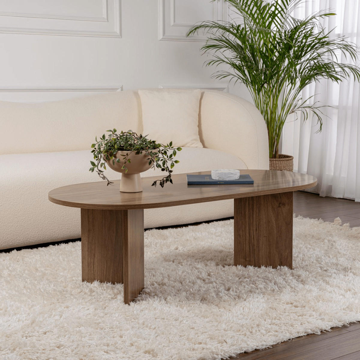 COUCHTISCH - iris 119/60/39,8 cm - Naturfarben, Holzwerkstoff (119/60/39.8cm) - Calicosy