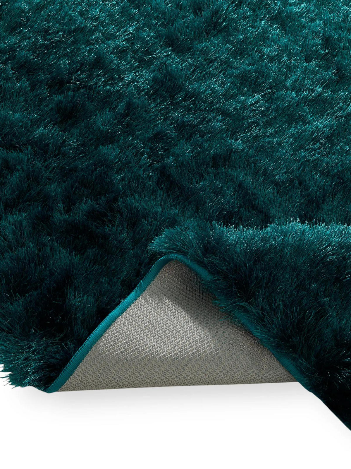 HOCHFLORTEPPICH Whisper Türkis 300x400 cm - Türkis, Textil (300/400cm) - benuta Nest