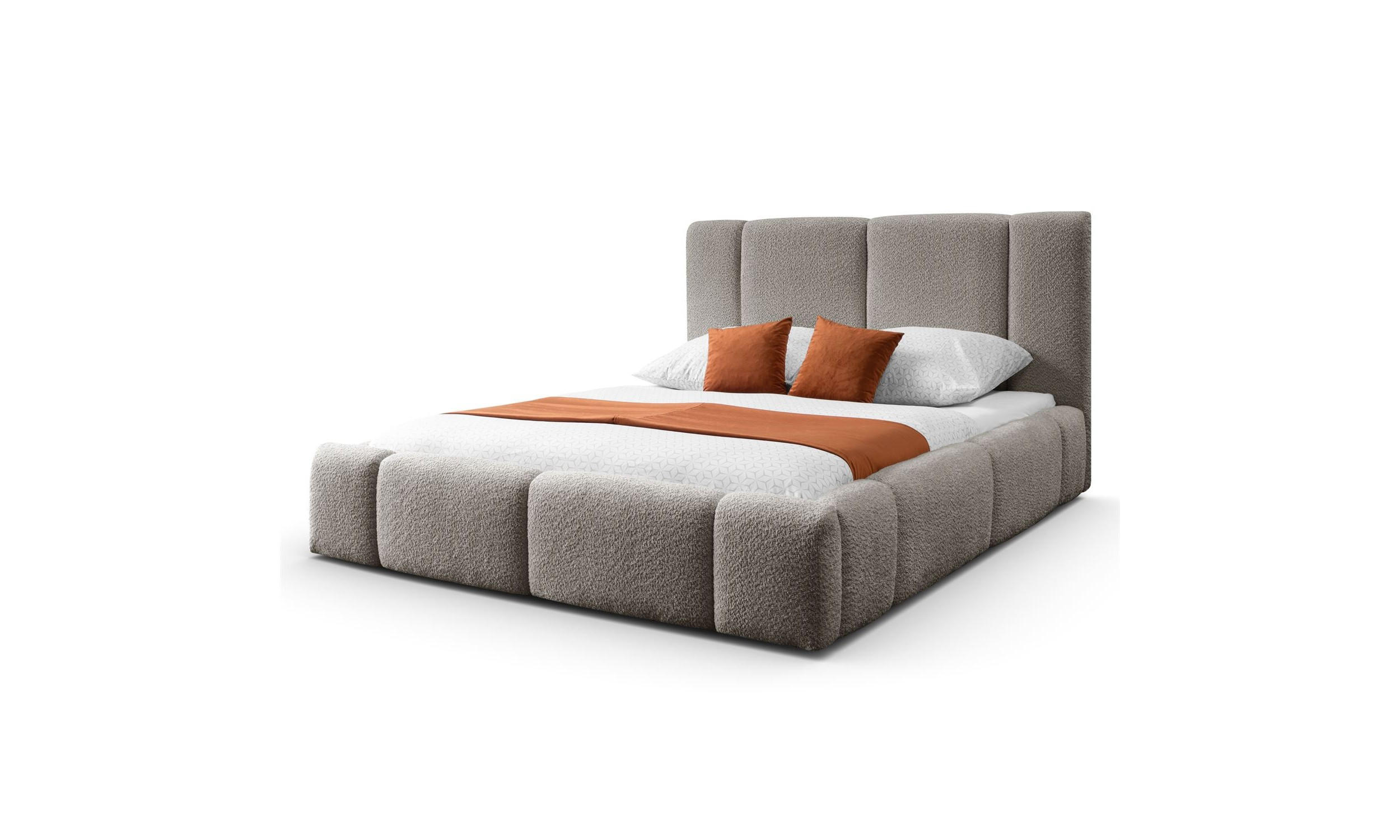 Lookway Polsterbett Braun 180x200 cm