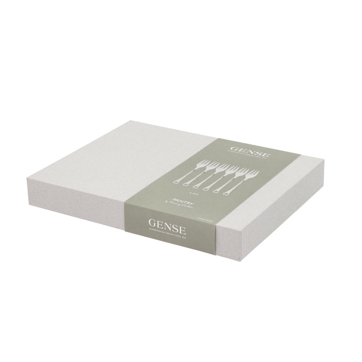 KUCHENGABEL Pantry 6er Setn, 18/8 Edelstahl, 16 cm - Silberfarben, Metall - GENSE