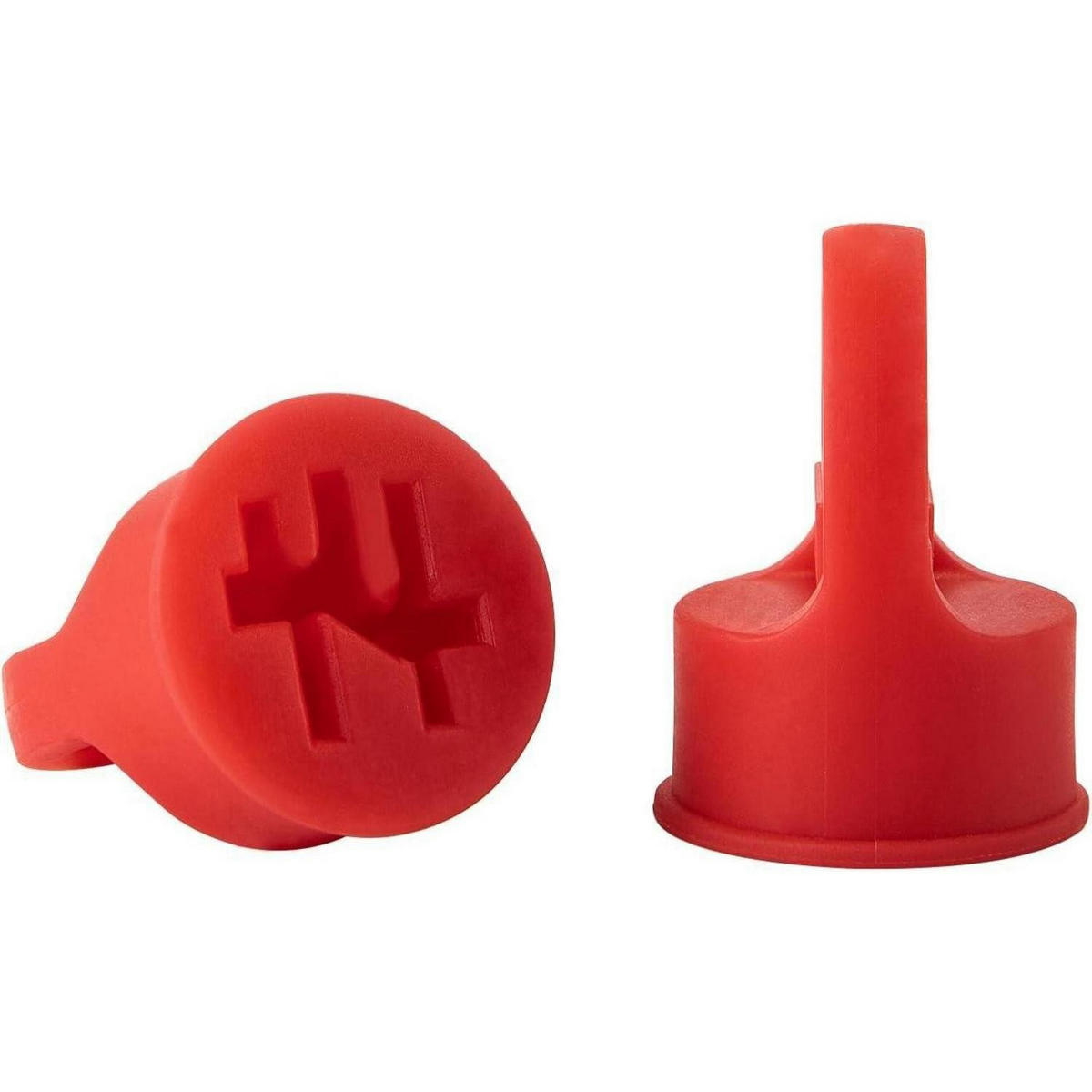 KONTAKTSCHUTZ Abdeckung 2er Set für Bosch Ebike Akkus Rot - Rot, Kunststoff (2.6/2.4/3.5cm)