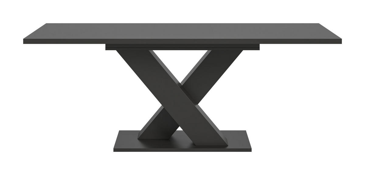 ESSTISCH MOTION (B/H/T: ca. 150/76/90 cm) in grau/grau - Grau, Holzwerkstoff (90/150/76cm)