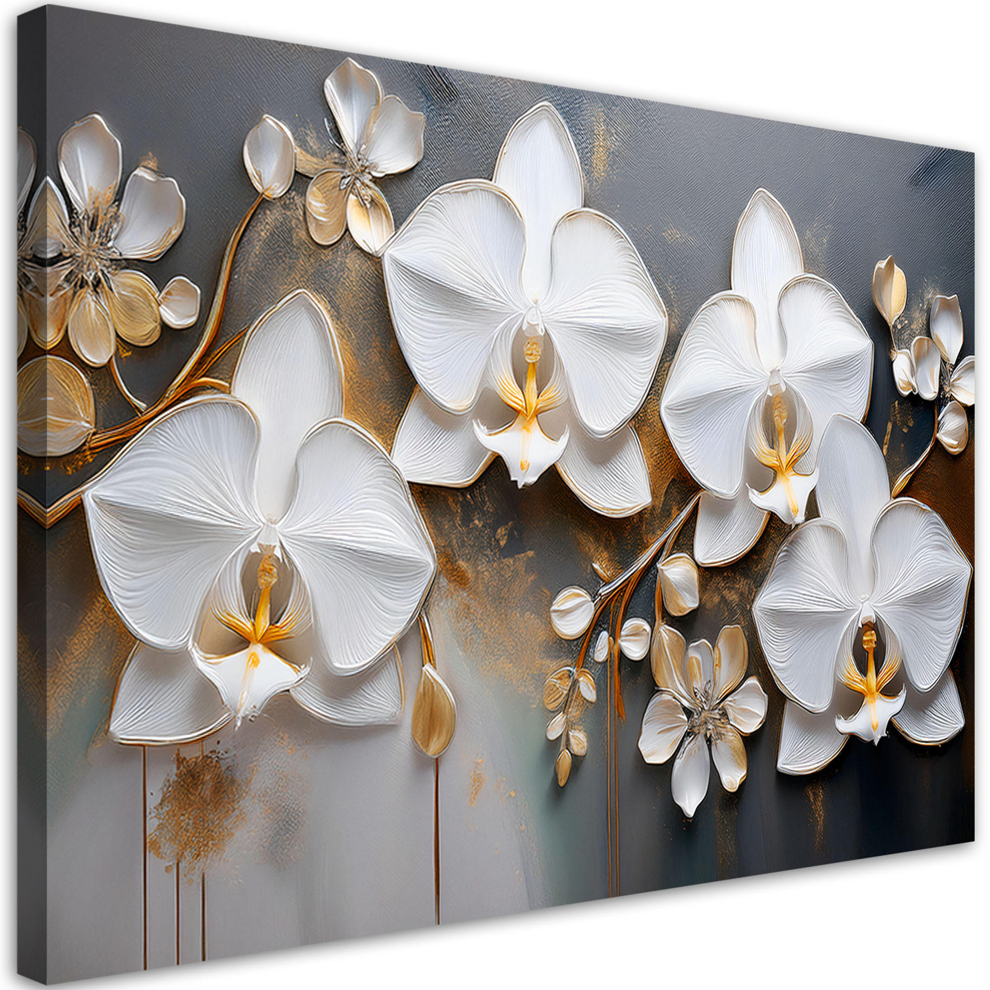 Feeby Wandbild Weiß 60x40 cm