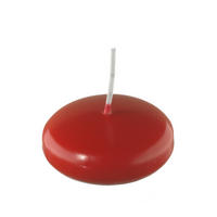 SCHWIMMKERZEN Rot 26 x Ø 42 mm, 8 Stück - Rot, Paraffin (4.2/2.6/2.6cm) - Kopschitz Kerzen