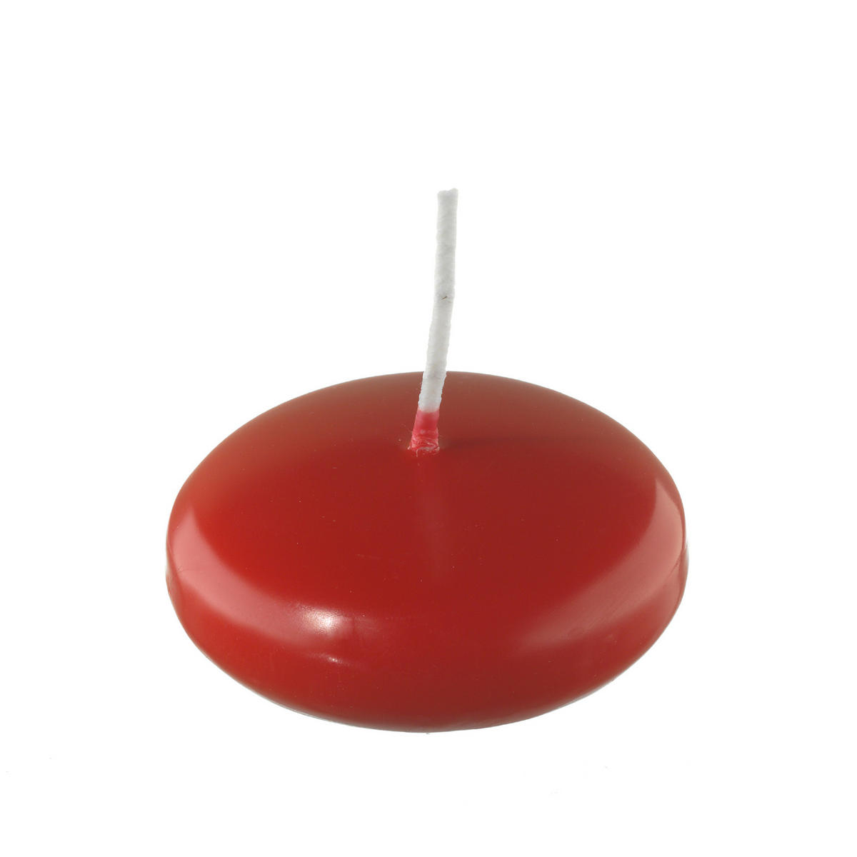 SCHWIMMKERZEN Rot 26 x Ø 42 mm, 8 Stück - Rot, Paraffin (4.2/2.6/2.6cm) - Kopschitz Kerzen