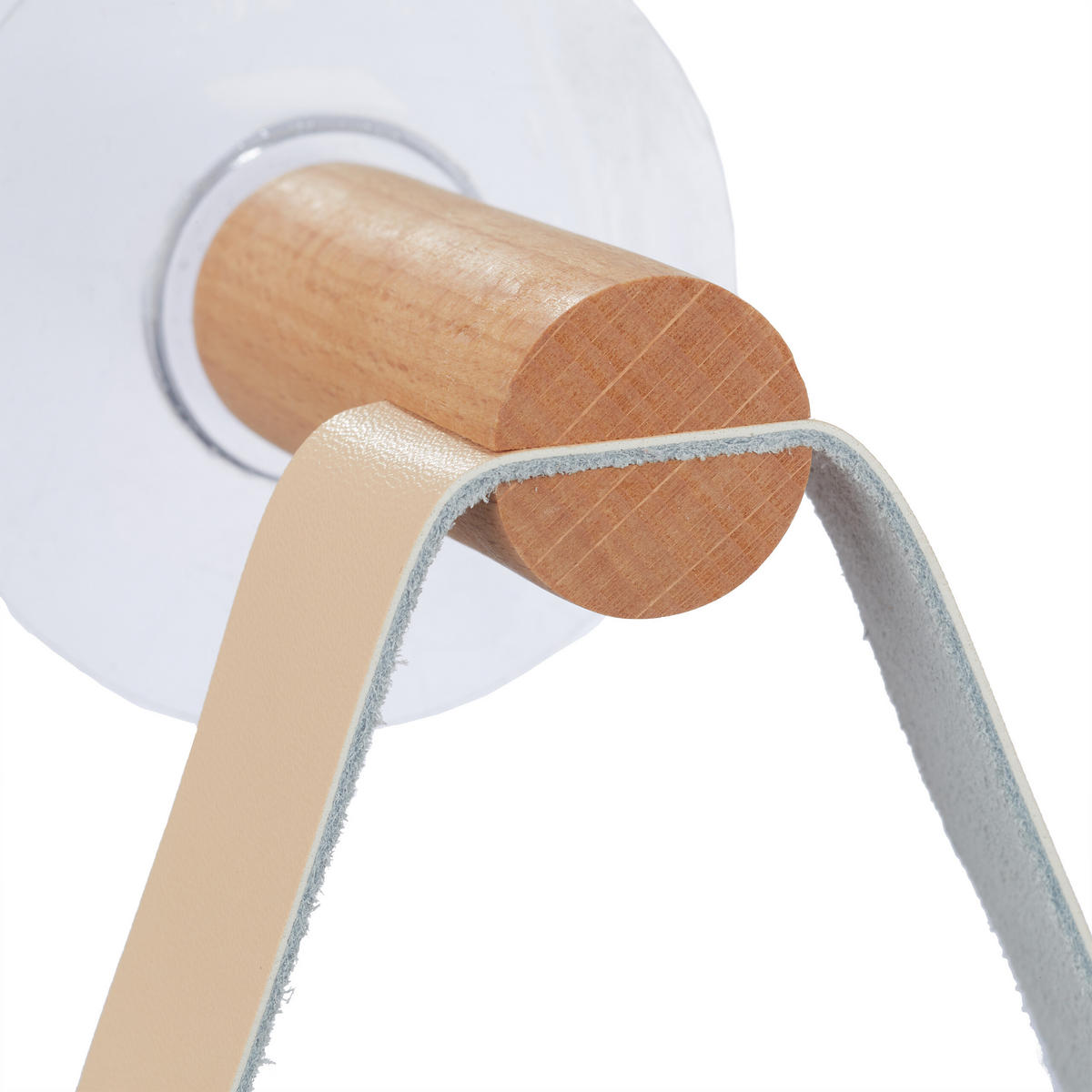 TOILETTENPAPIERHALTER - Hellbraun, Holz/Kunststoff (18/18/8cm) - Relaxdays
