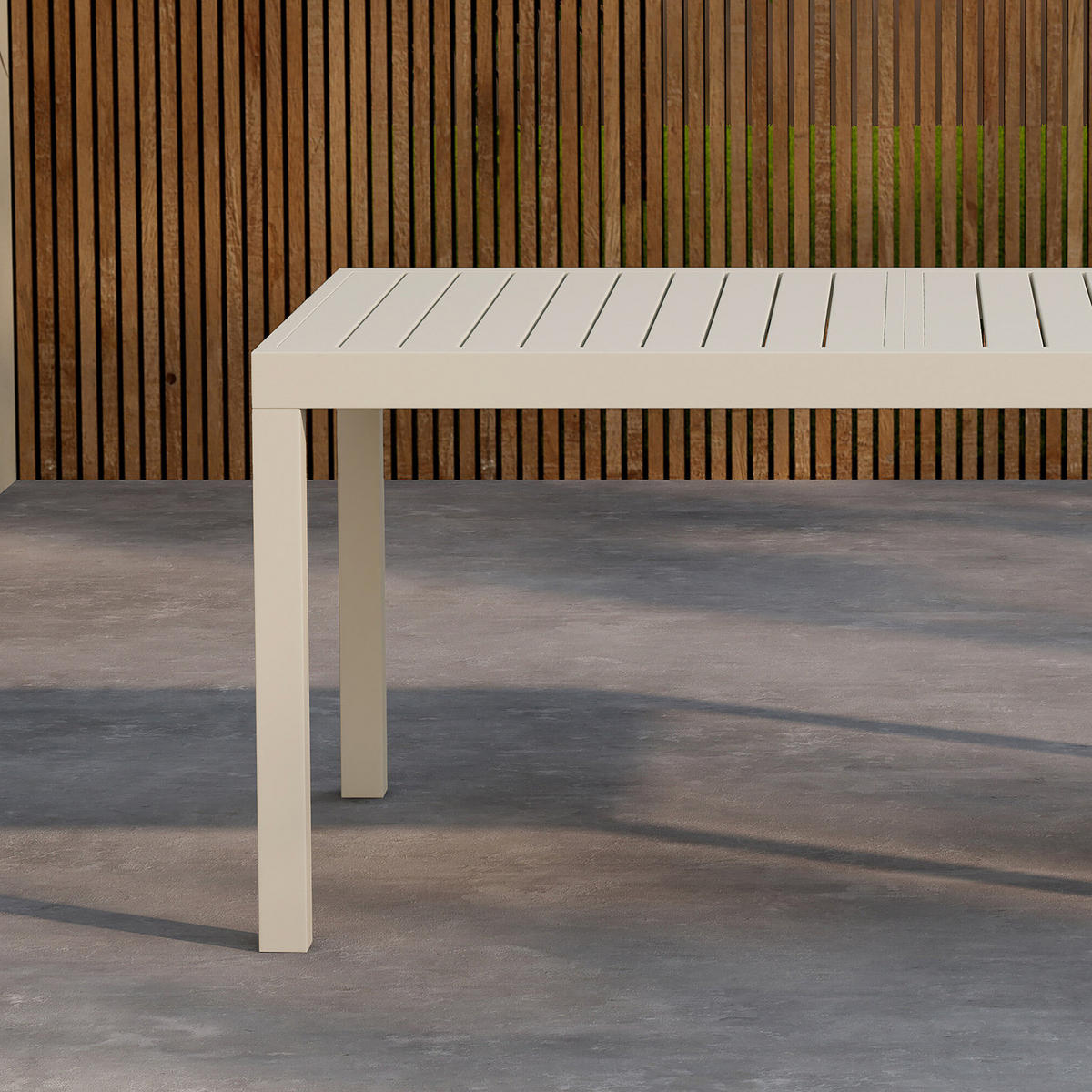 GARTENTISCH - Beige, Metall (240/100/75cm) - home24