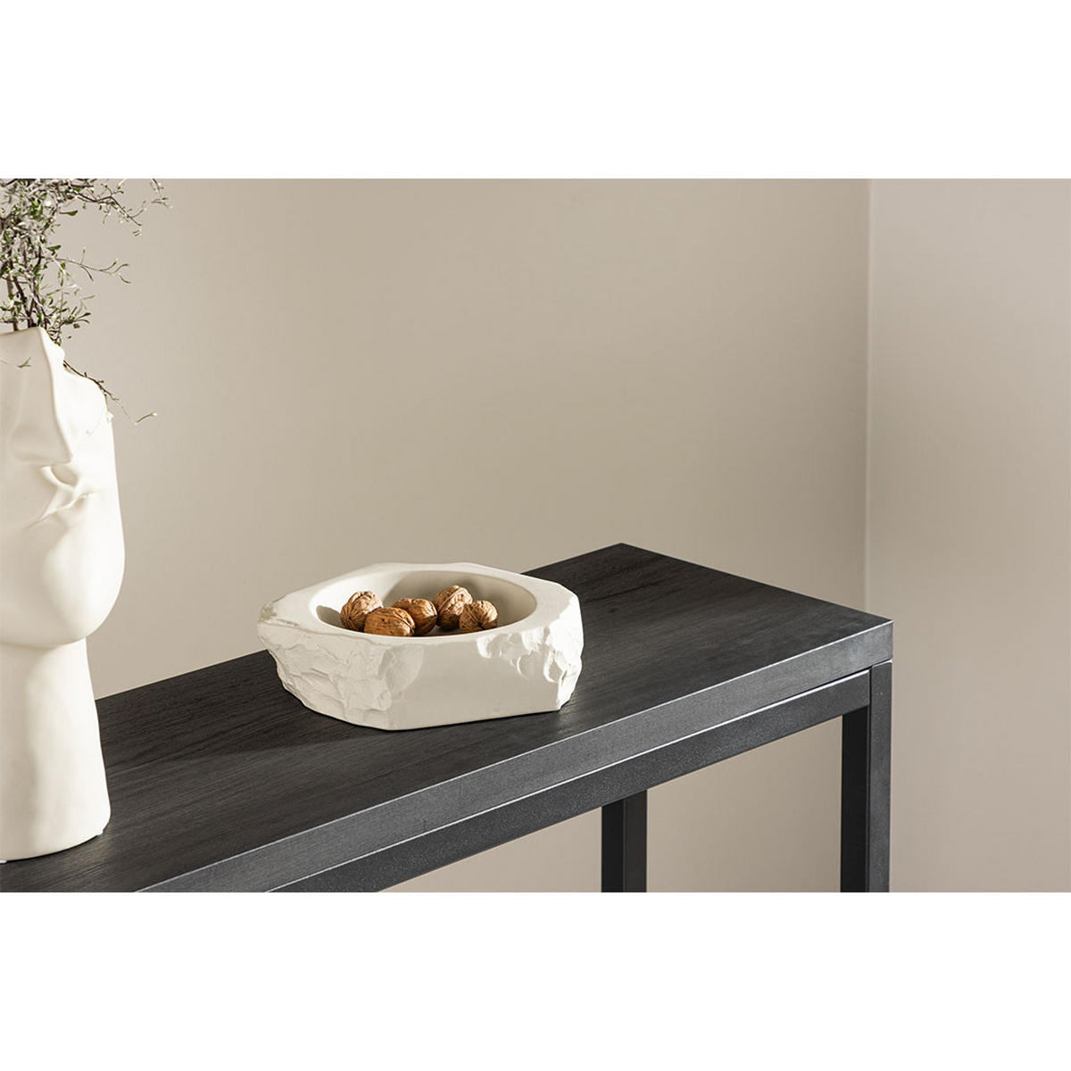KONSOLENTISCH, Rise, Schwarz, Stahl, 30 x 110 x 80 cm - Schwarz, Metall (110/30/80cm) - ebuy24