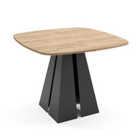 TISCH Schwarz Figo Ausziehbar - Schwarz, Holzwerkstoff (120/120/76cm) - Sepro Meble
