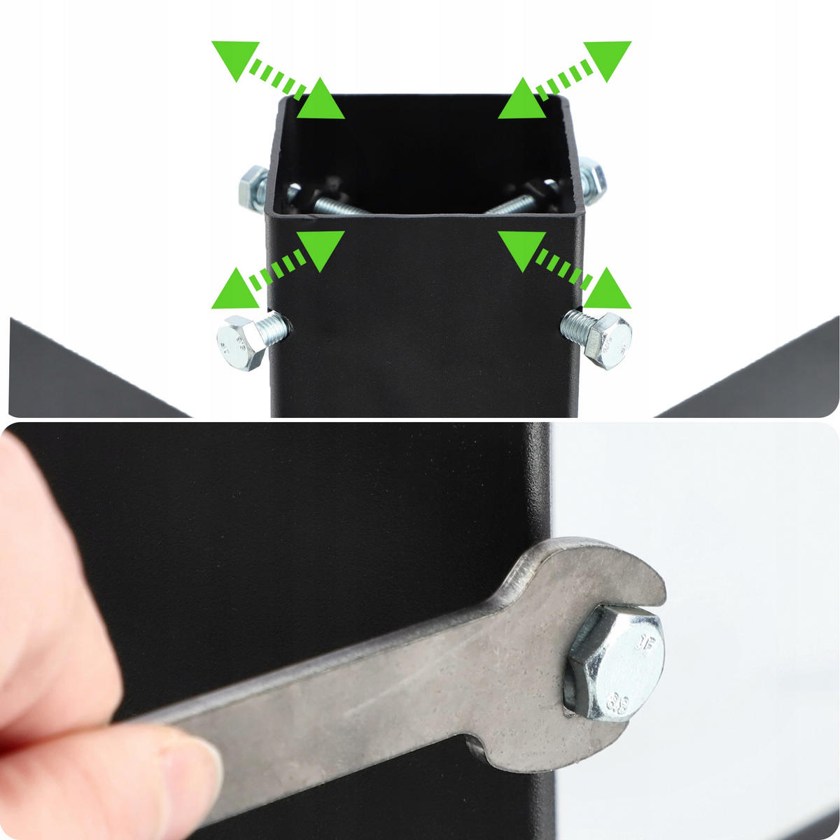 KADAX Weihnachtsbaumständer aus Metall für Weihnachtsbaum, Schwarz, Loft - Schwarz, Metall (27cm) - KADAX