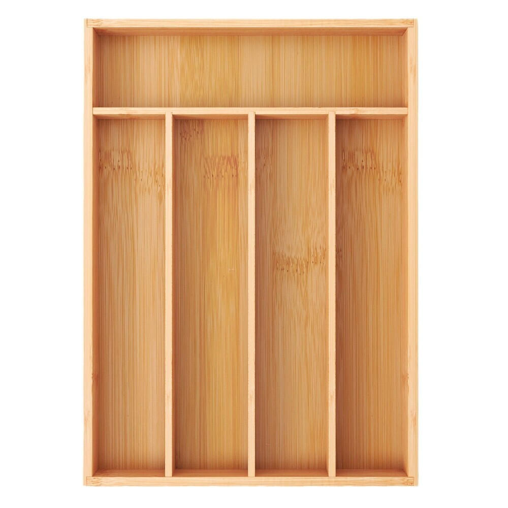 BESTECKEINSATZ, Bambus, 24,9 x 33,3 cm, Hellbraun - Braun, Holz (24.9/4/33.3cm) - Authentics