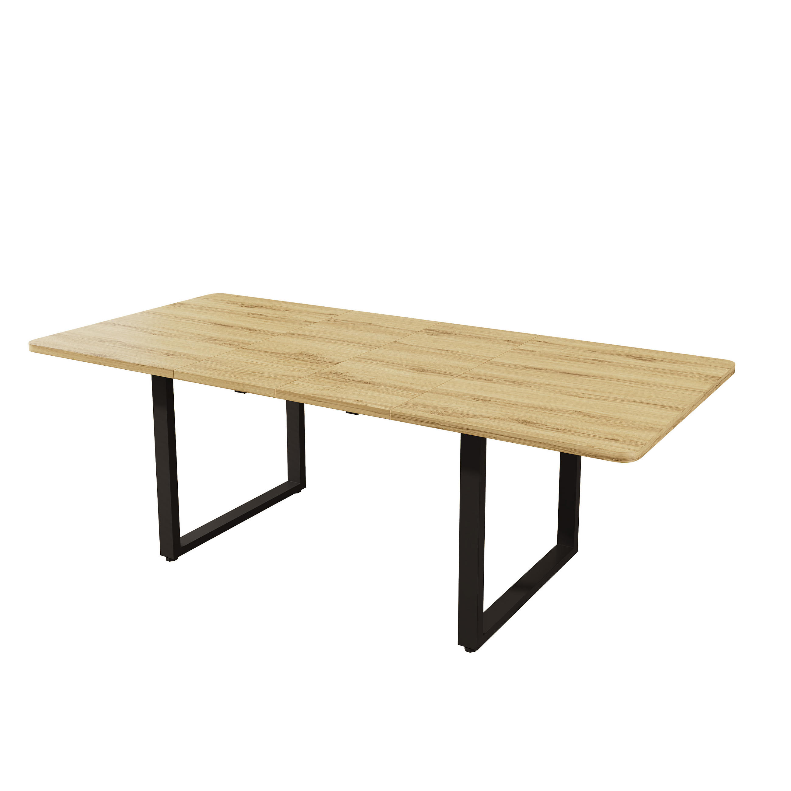 ESSTISCH ausziehbar 140-220/80 cm DE-39776 Naturholzfarbe - Naturfarben, Holzwerkstoff (80/220/75cm) - ComfortXL