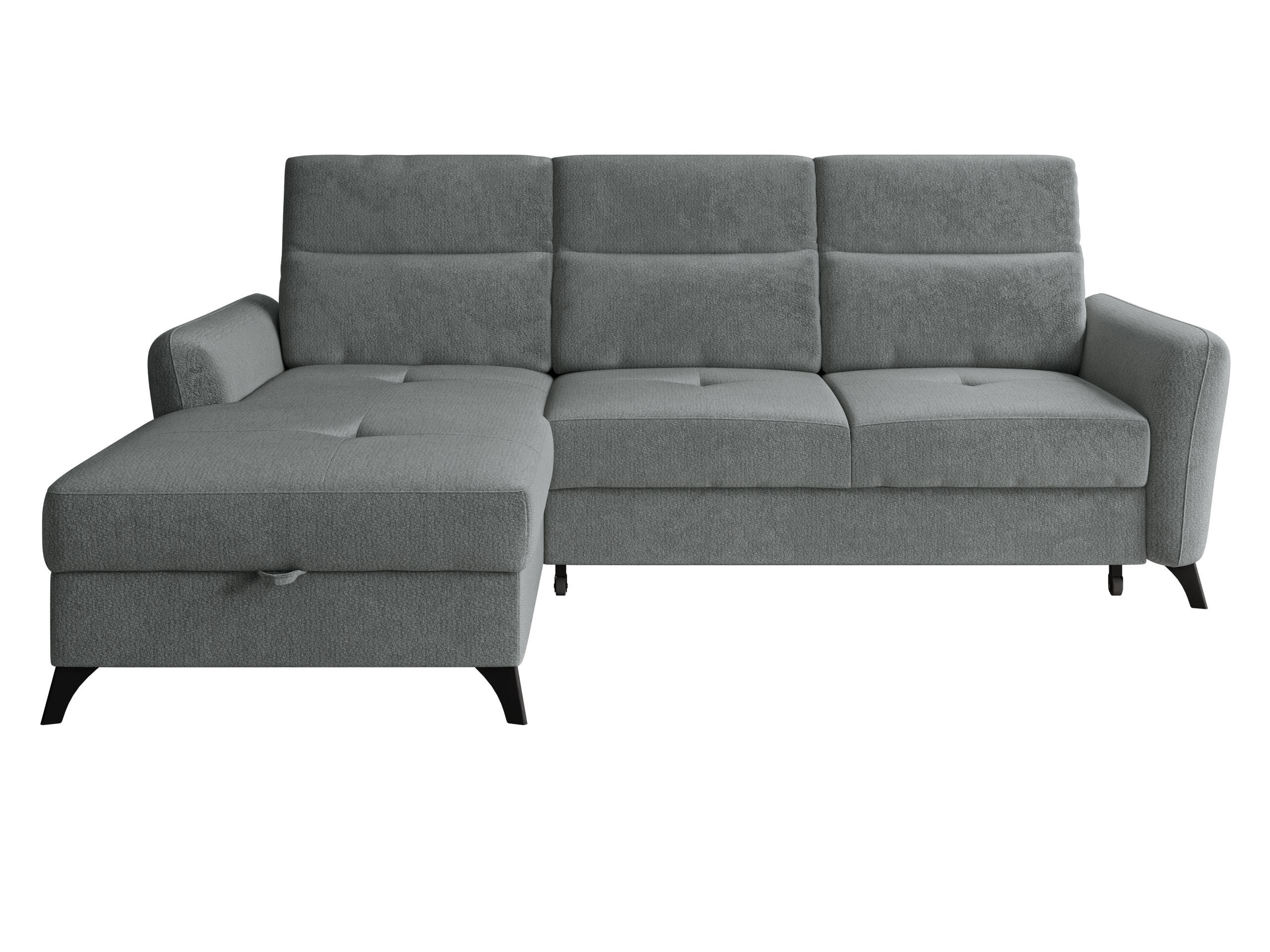 ECKSOFA Talia, Seite: Links LC-2R - Schwarz/Graphitfarben, Holz/Kunststoff (238/167cm) - MIRJAN24
