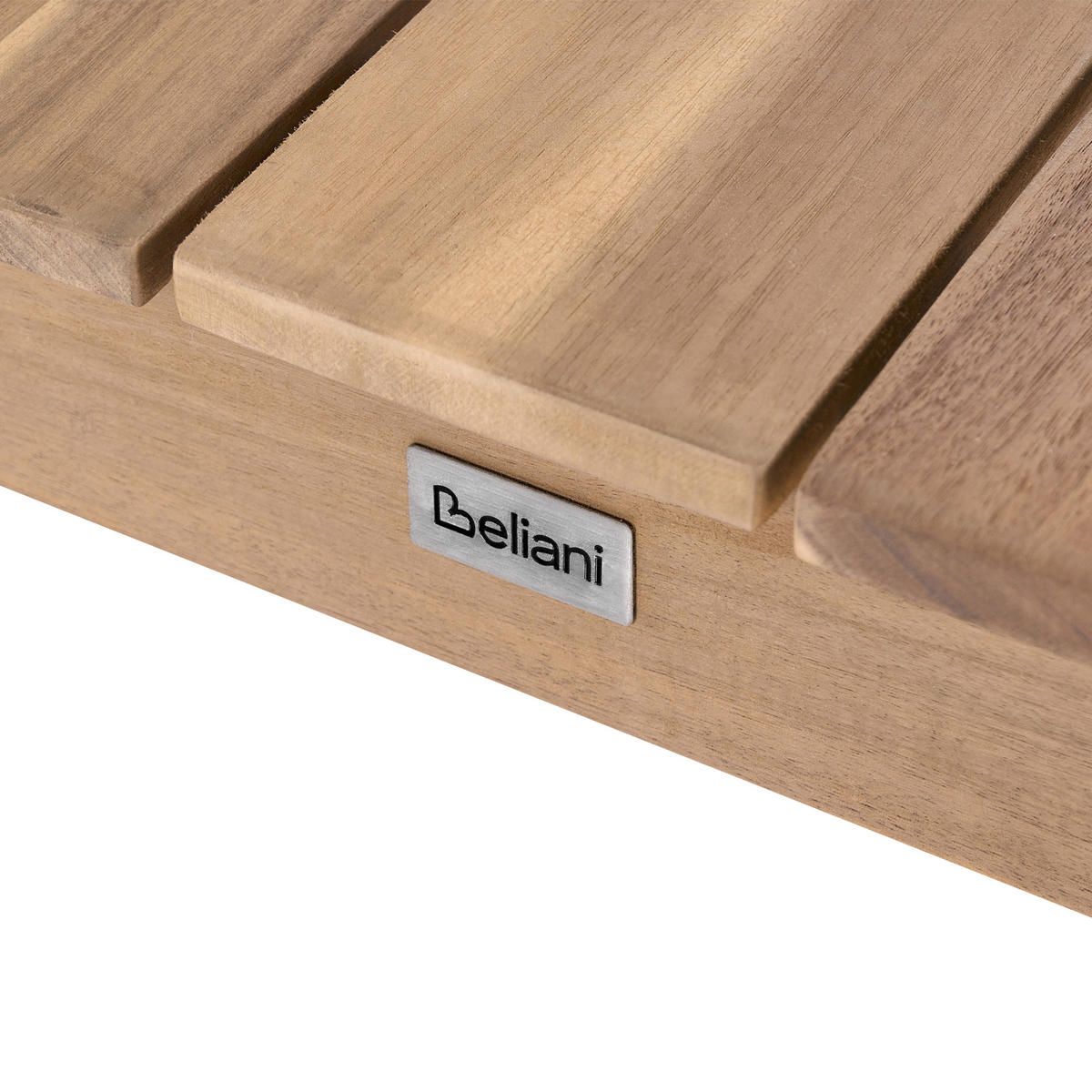 SET MOBILIER DE GRĂDINĂ cu 6 locuri maro deschis lemn de salcâm Manado/Sumba - maro/maro deschis, lemn - Beliani