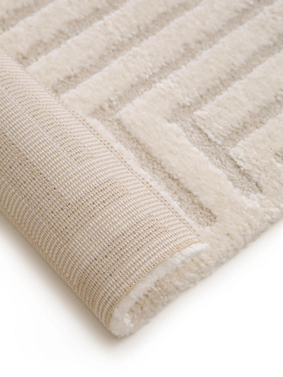 TEPPICH Eve Cream/Beige 140x200 cm - Creme, Textil (140/200cm) - benuta Nest