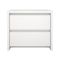 NACHTTISCH, Next, Weiß, Holzwerkstoff, 52 x 48 x 46 cm - Weiß, Holzwerkstoff (52/46/48cm) - ebuy24