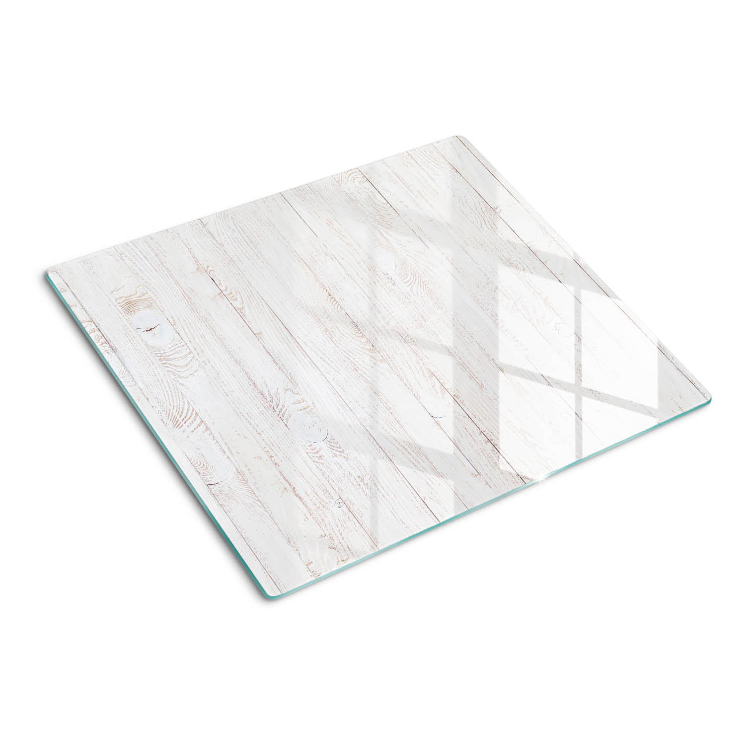 GLASPLATTE 60x52 cm Holz - Weiß, Glas (60/0.4/52cm) - TULUP