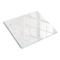 GLASPLATTE 60x52 cm Holz - Weiß, Glas (60/0.4/52cm) - TULUP