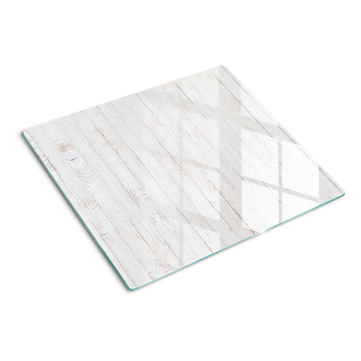 GLASPLATTE 60x52 cm Holz - Weiß, Glas (60/0.4/52cm) - TULUP