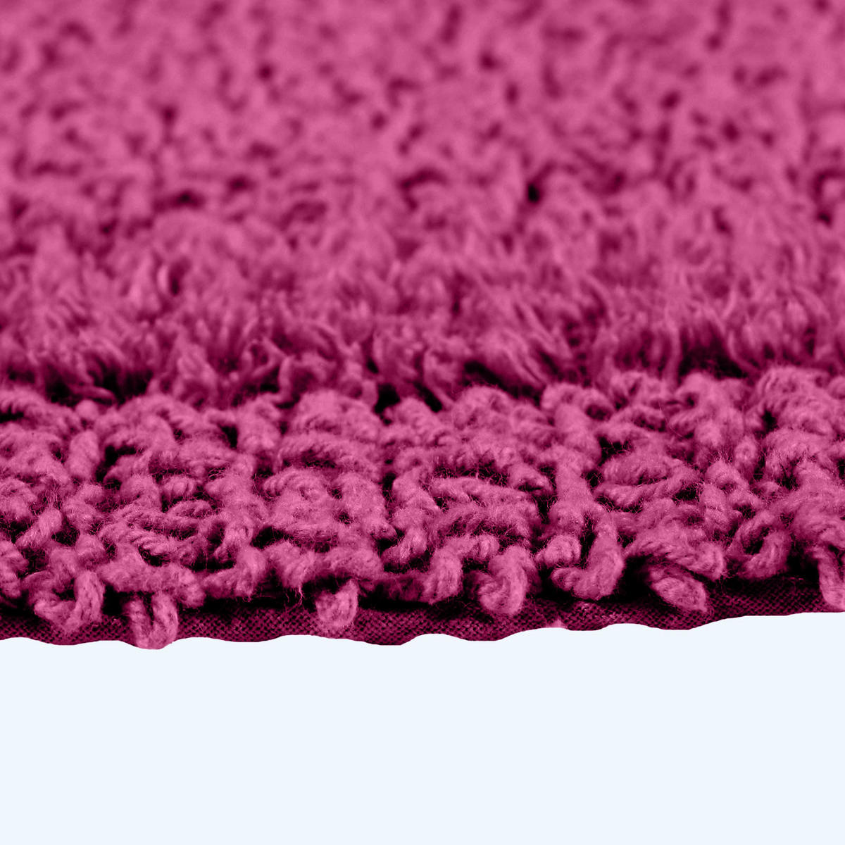 BADEMATTE 40/100 cm, 100% Baumwolle, wendbar - Magenta, Textil (40/100cm) - Homescapes