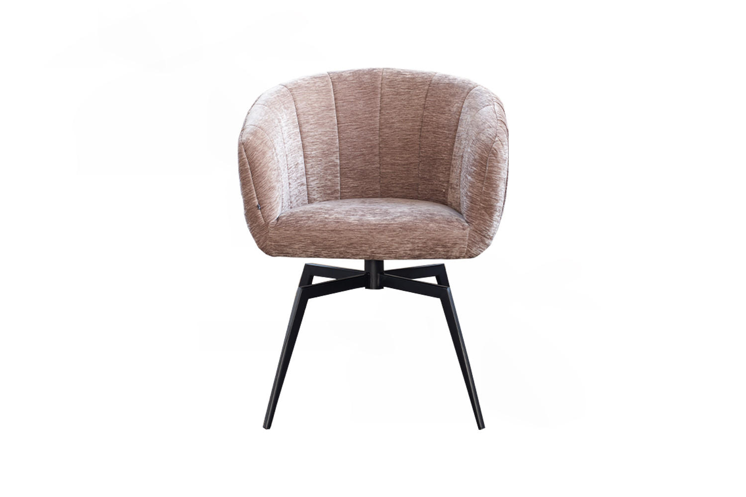 ESSZIMMERSTUHL LIMA Braun Webstoff - Hellbraun/Dunkelbraun, Kunststoff/Textil (57/80/60cm) - KAWOLA