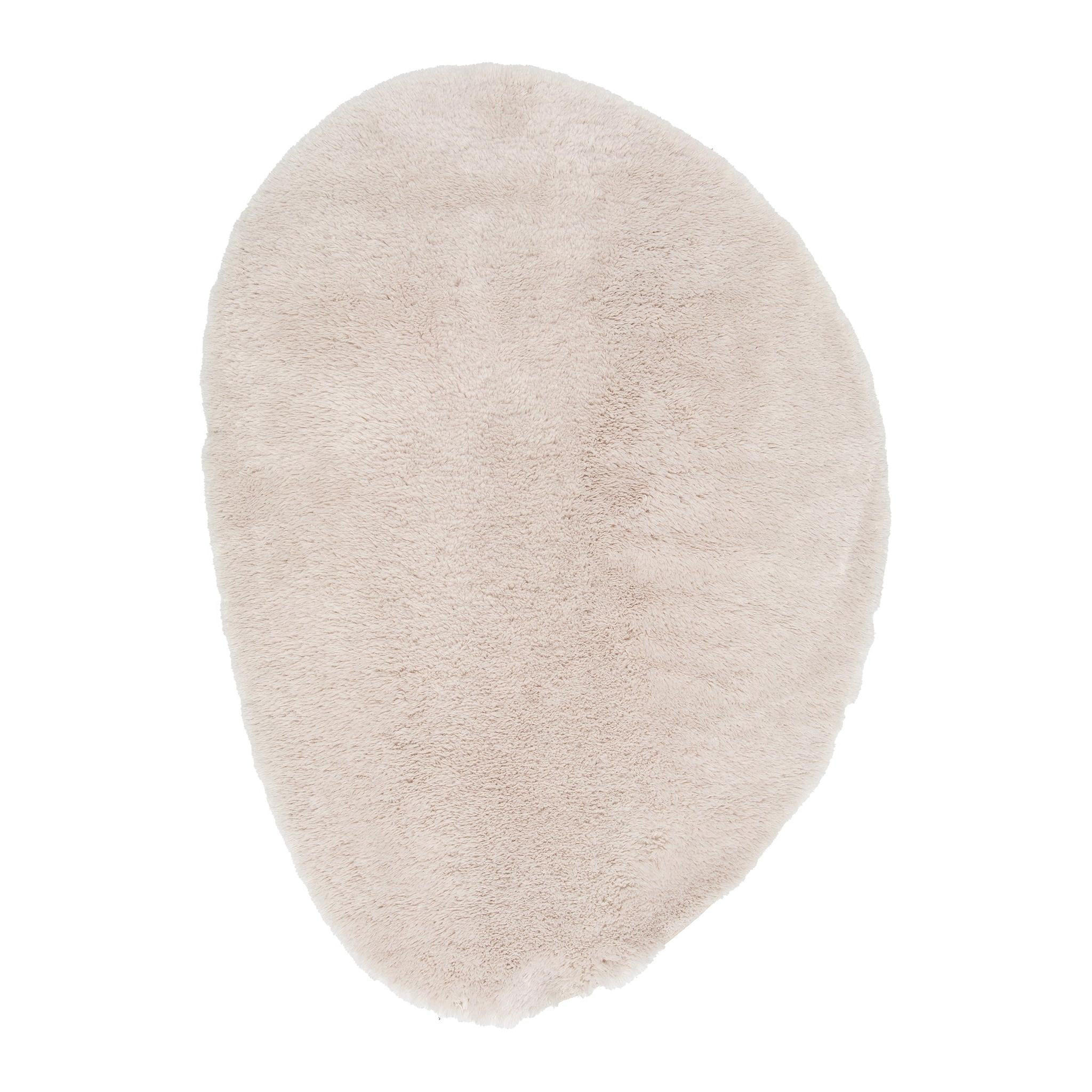 TEPPICH Shaggy ultraweich Wolloptik beige - Beige, Textil (160/230cm) - AFK Living