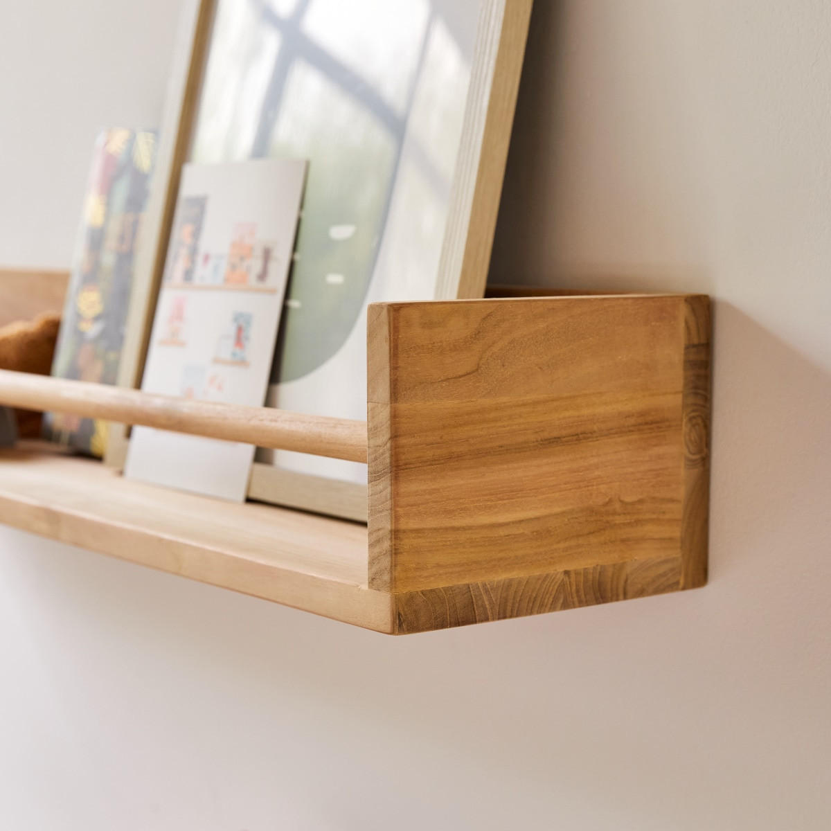 KINDER-REGAL Ugo Natur aus Teak - Naturfarben, Holz (100/15/20cm) - Tikamoon