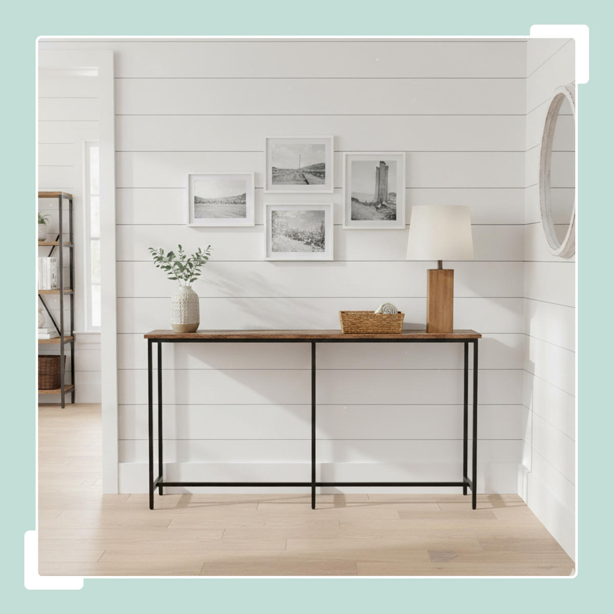 KONSOLENTISCH - Multicolor, Holzwerkstoff/Metall (20/160/80.5cm) - Relaxdays