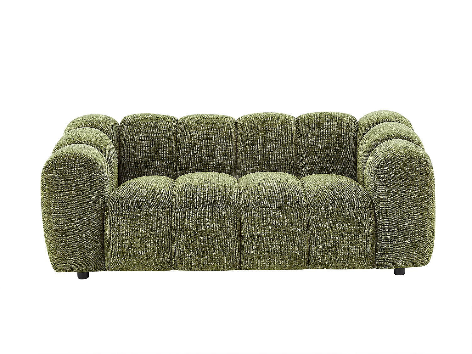 SOFA - 2 Personen - stoff - grün Nelimar - Grün, Kunststoff/Textil (189/73/96cm) - Vente-Unique