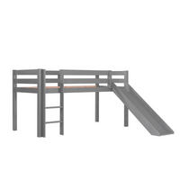 HOCHBETT mit Rutsche Karolina 210x114x218 aus Massivholz in grau - Grau, Holz (90/200cm) - 58aufmkessel